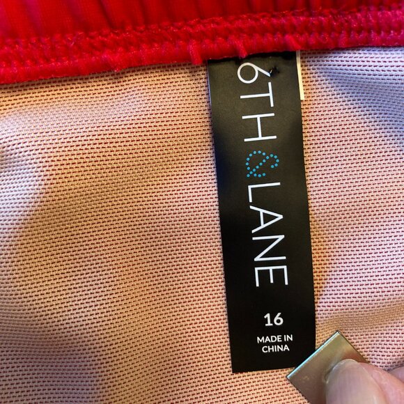 Swim Skirt Bundle: Blue Red Women Size 16/18 - Picture 7 of 16